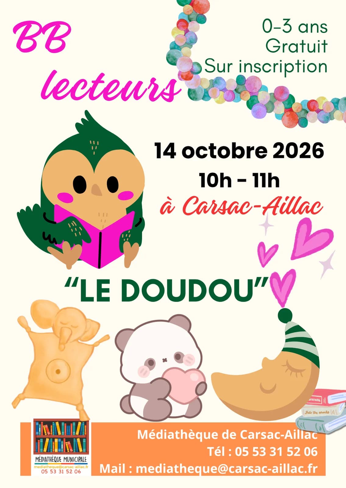 Image 1 : BB Lecteurs : " Le Doudou " background