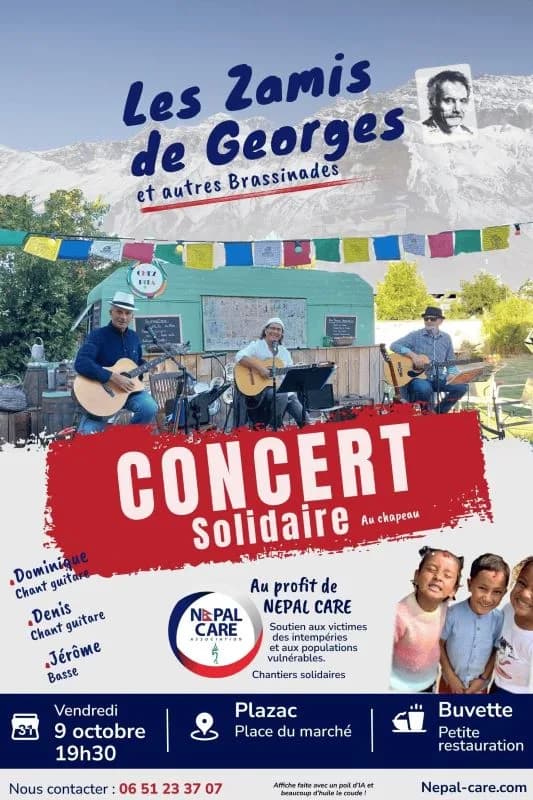 Image 1 : Concert - Les Zamis de Georges et autres brassinades background