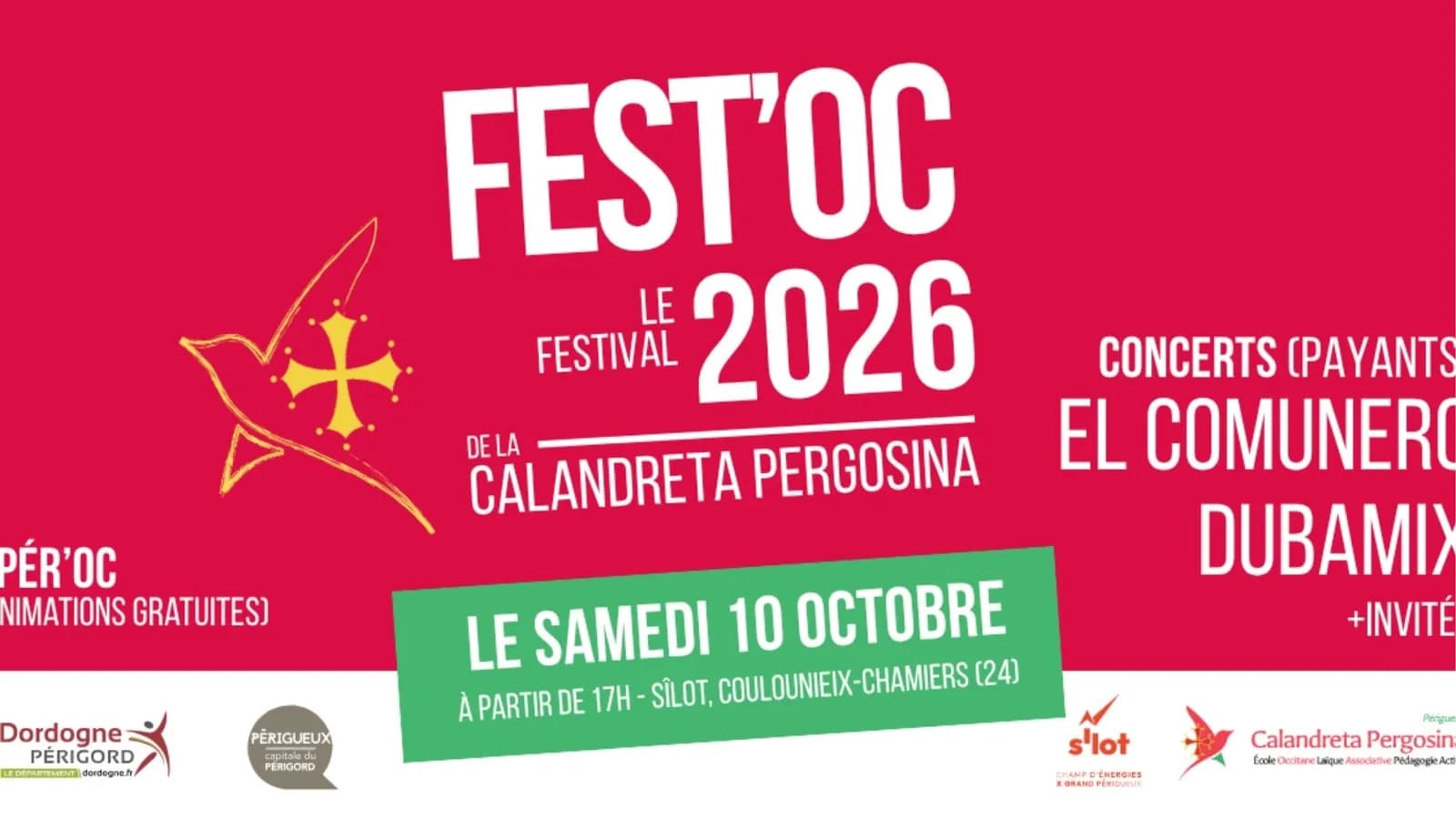 Image 1 : FEST’OC #2026 | Festival-Concerts El Comunero + Dubamix + Invités background
