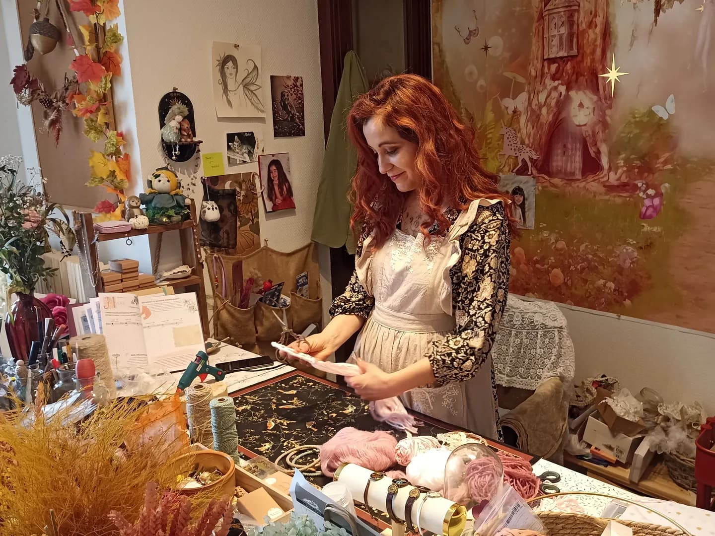 Image 1 : Atelier créatif "A l'orée de Soi", Plumi & Valéa background