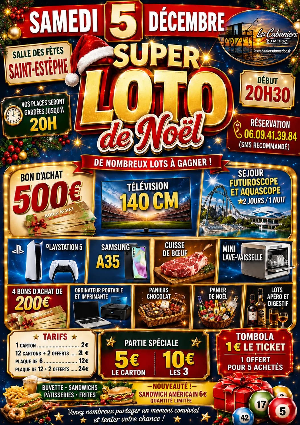 Image 2 : Les Lotos 2026 des Cabaniers du Médoc background