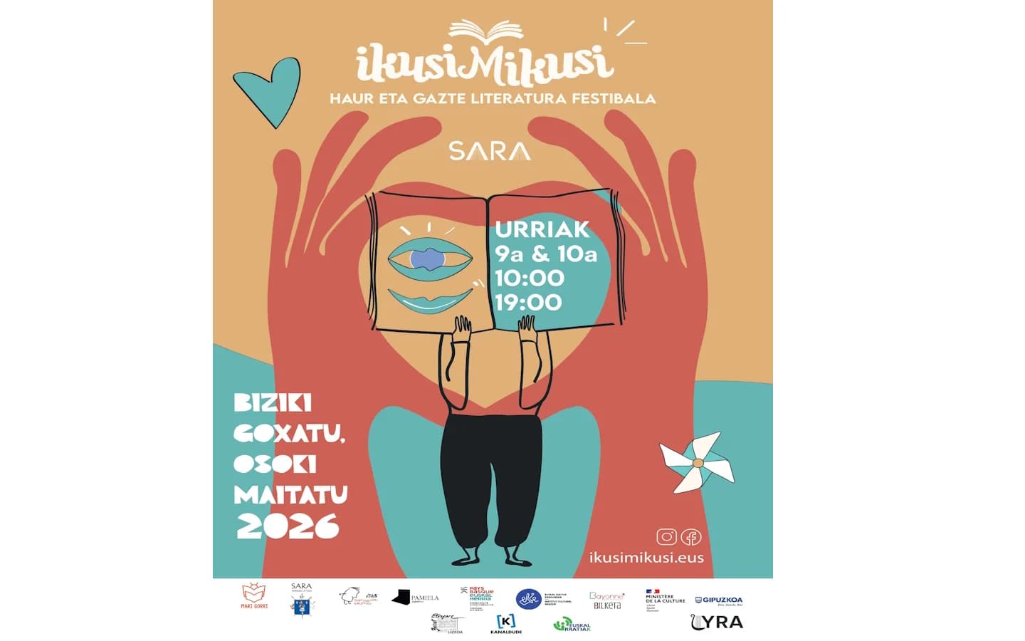 Image 1 : Ikusi Mikusi - foire littérature jeunesse en langue basque background