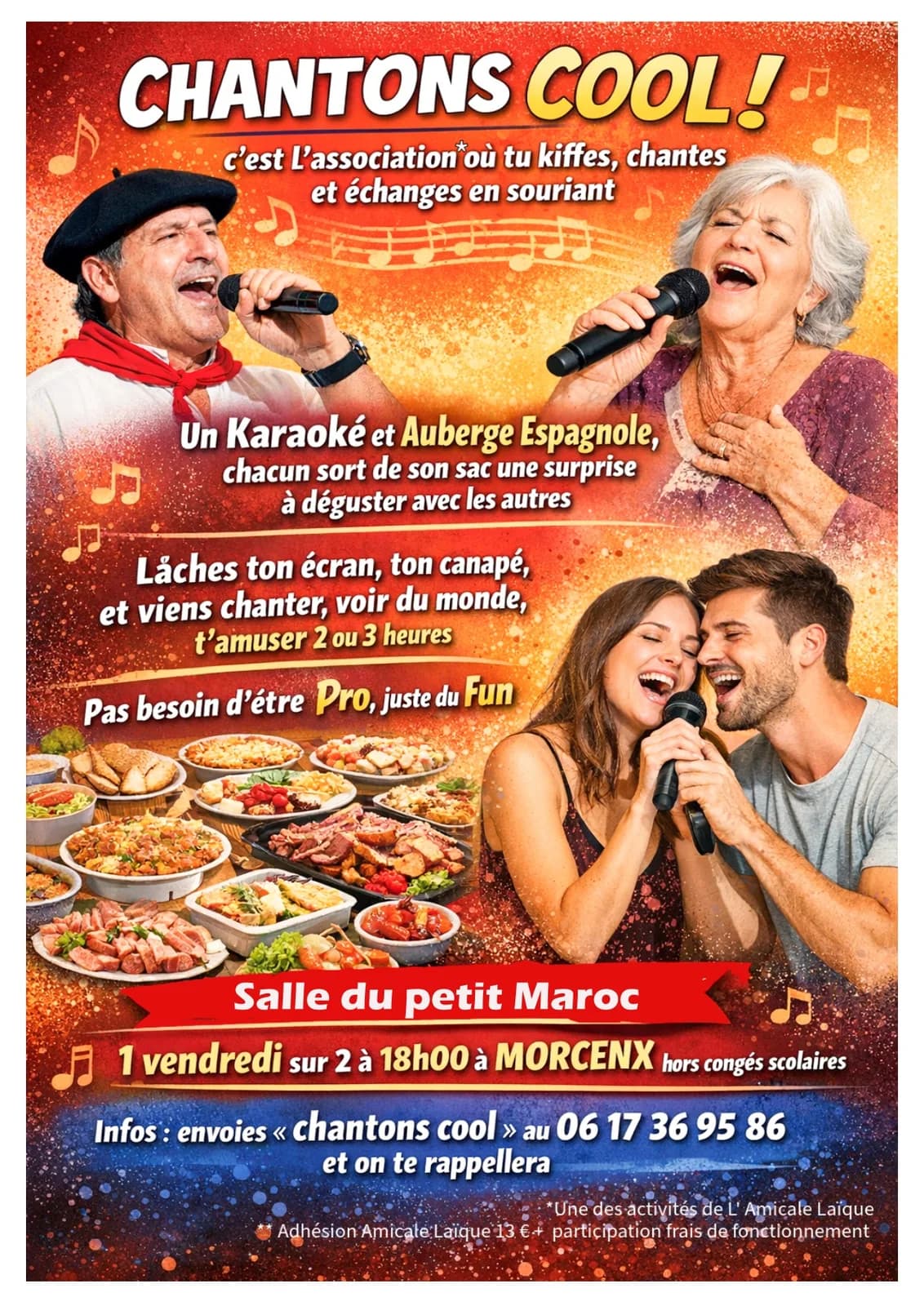 Image 1 : Soirée karaoké et Auberge Espagnole background
