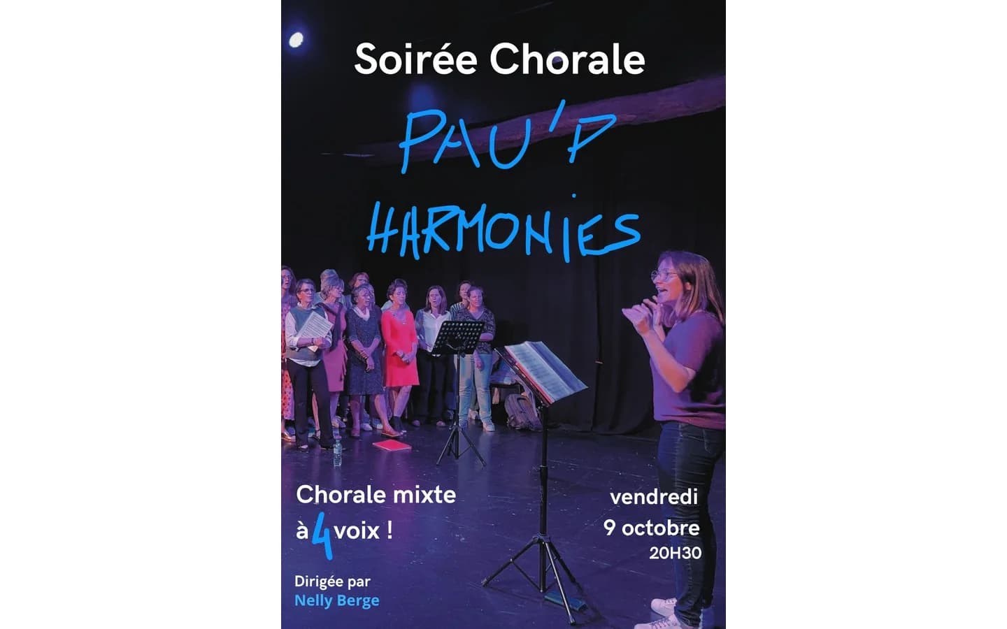 Image 1 : Soirée chorale Pau’P harmonies background