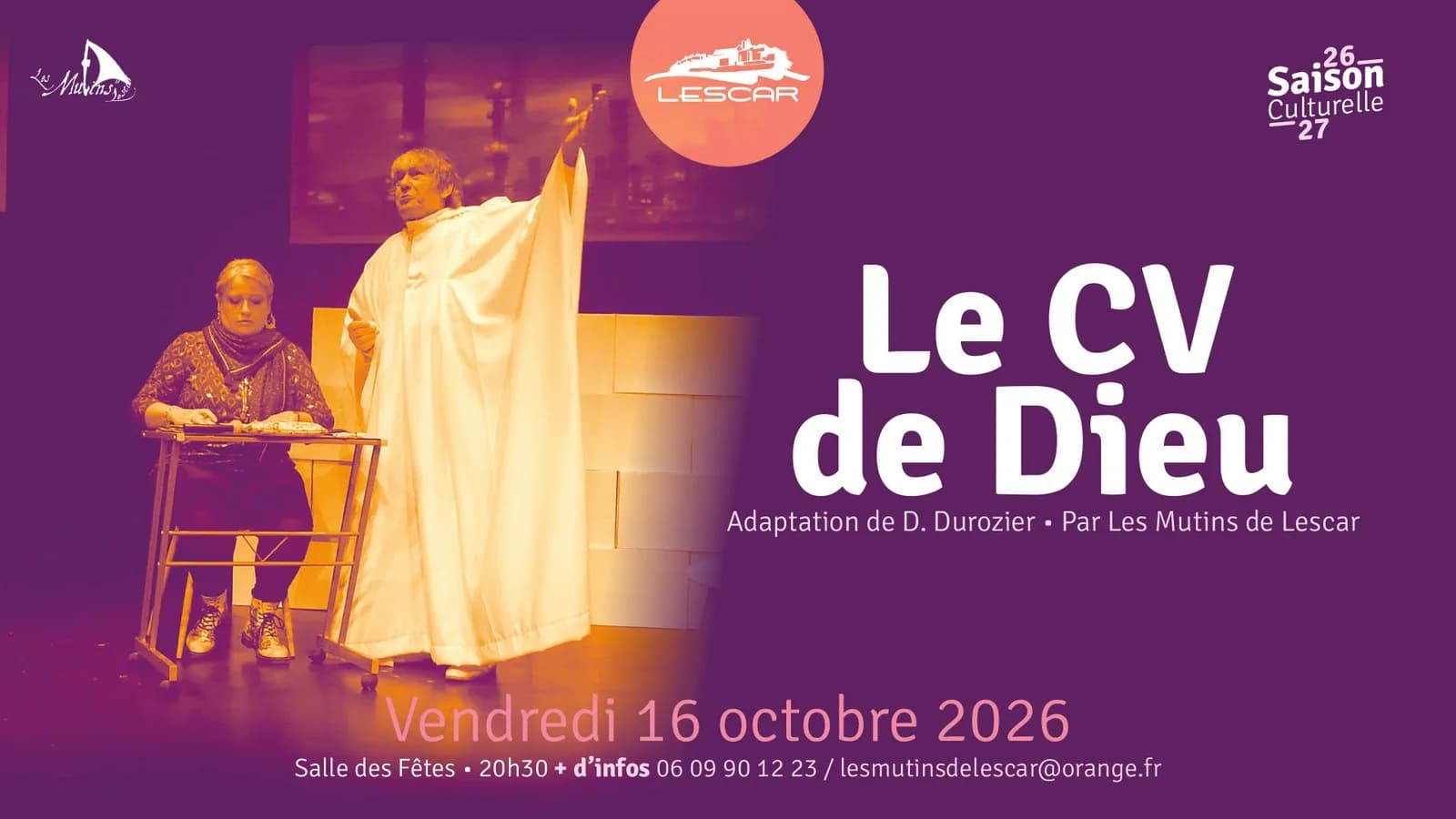 Image 1 : Théâtre: Le CV de Dieu background