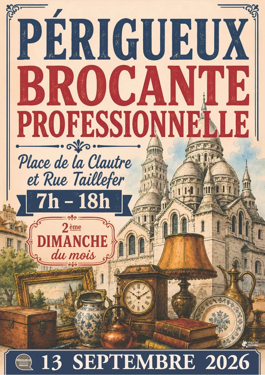Image 2 : Les dimanches de la Clautre : Brocante background