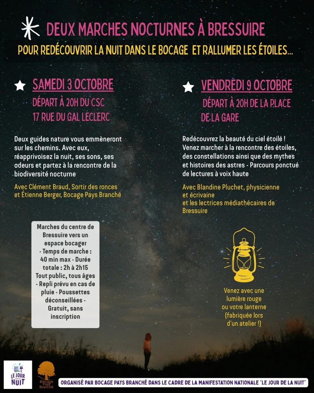 Image 1 : Le Bocage Etoilé - Marche nocturne aux lanternes background