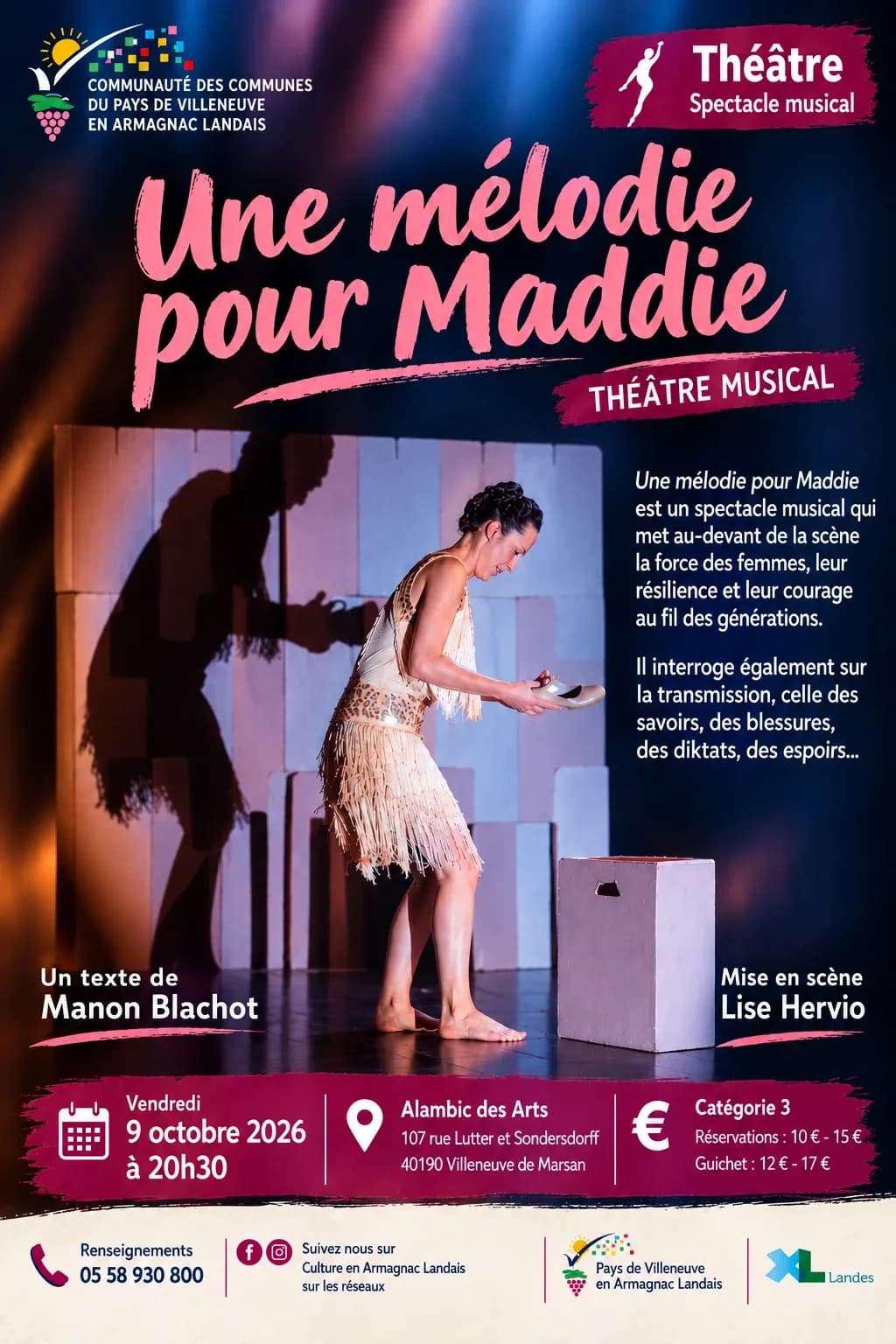 Image 1 : Théâtre musical : Une mélodie pour Maddie background