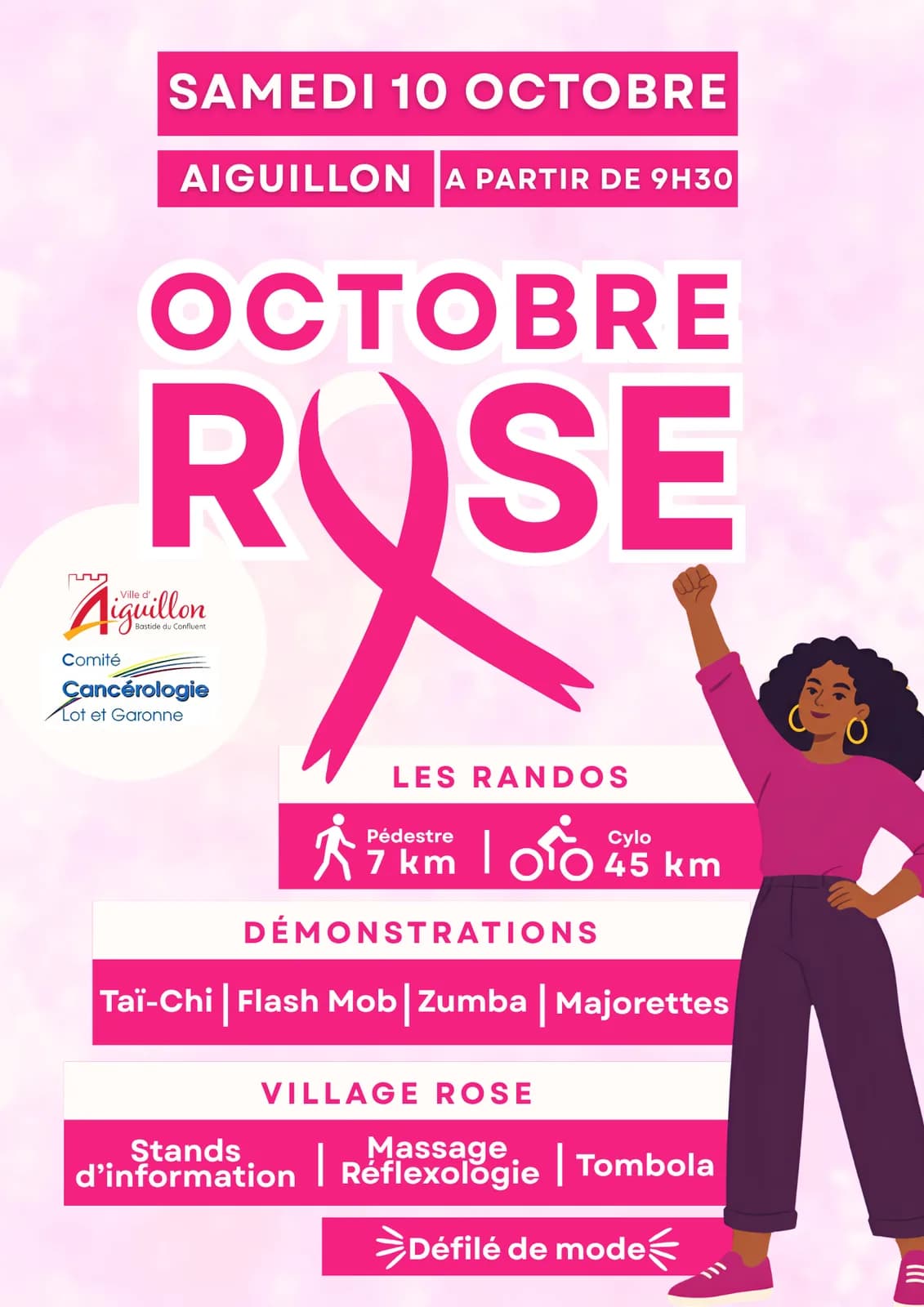 Image 1 : OCTOBRE ROSE background