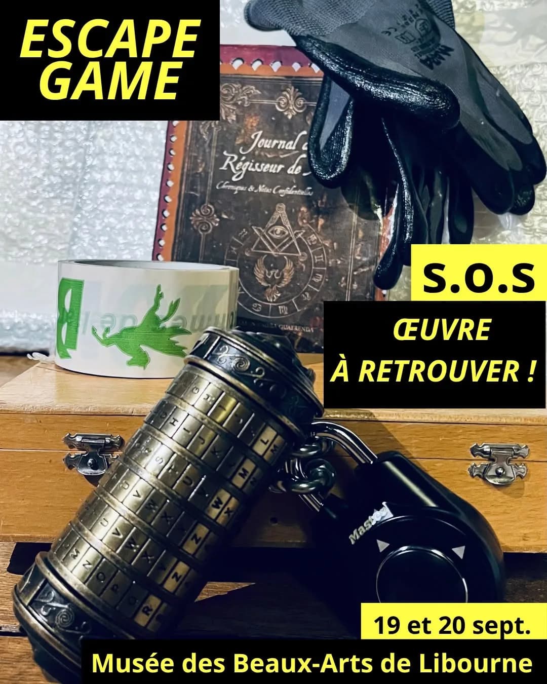 Image 1 : Escape game - SOS : oeuvre à retrouver ! background