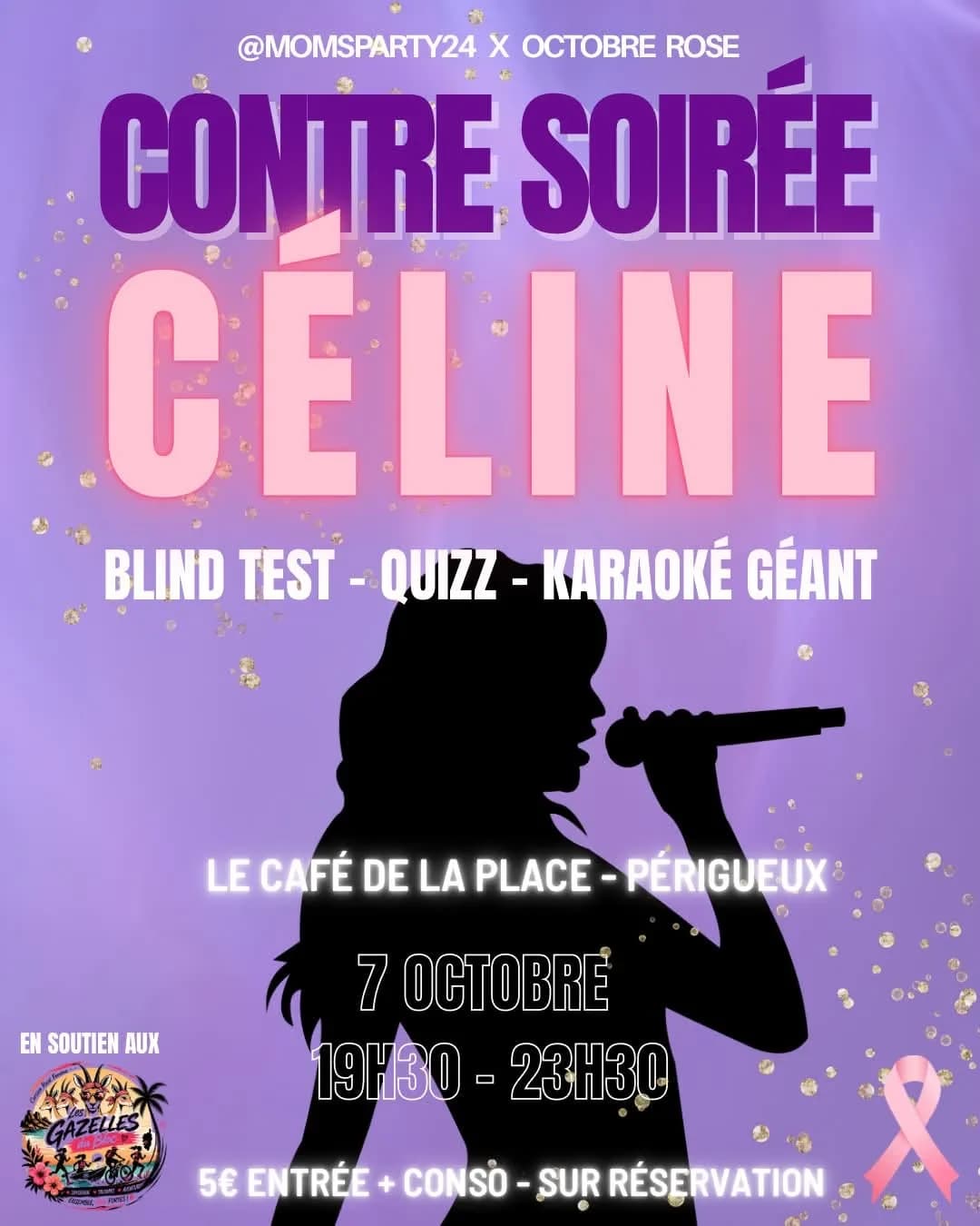 Image 1 : Maman va danser - Contre soirée Céline Dion background