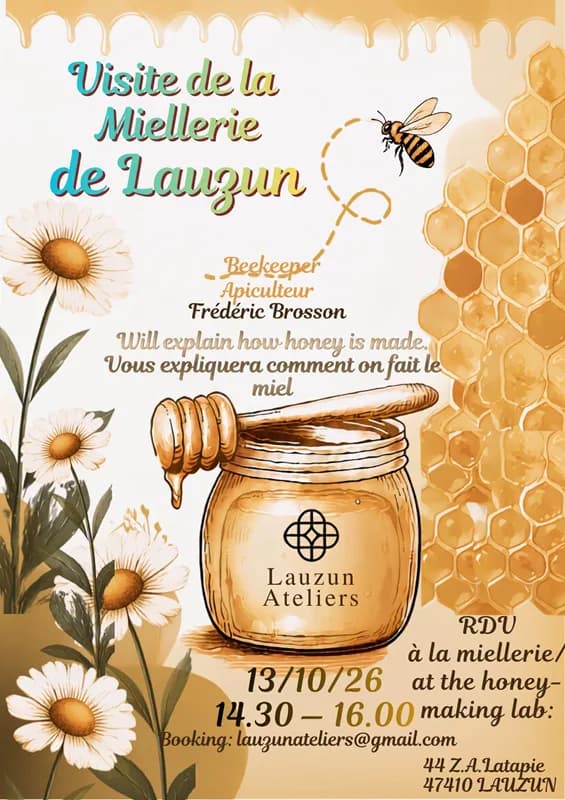 Image 1 : Visite de la Miellerie de Lauzun background