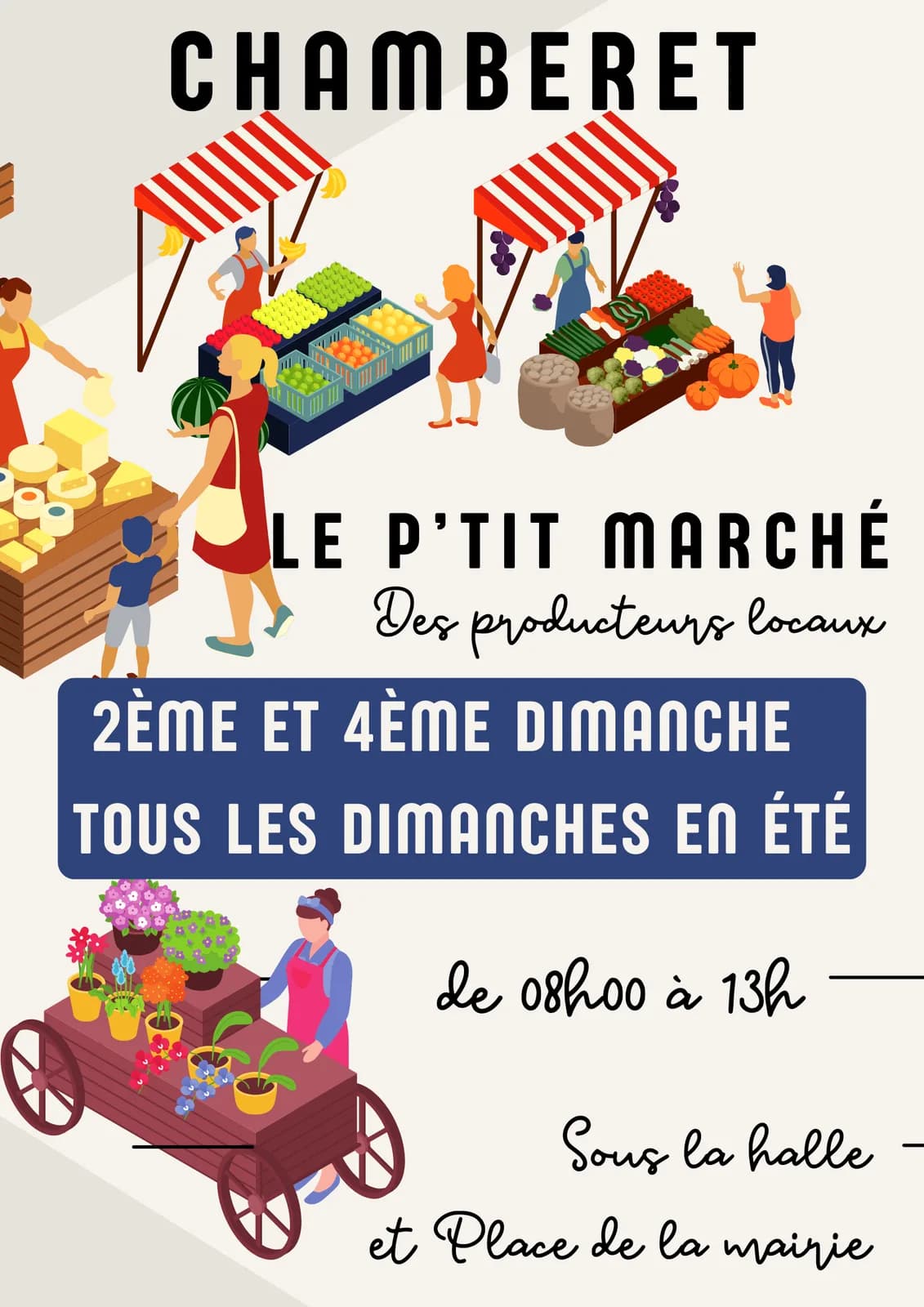 Image 1 : Le petit marché background