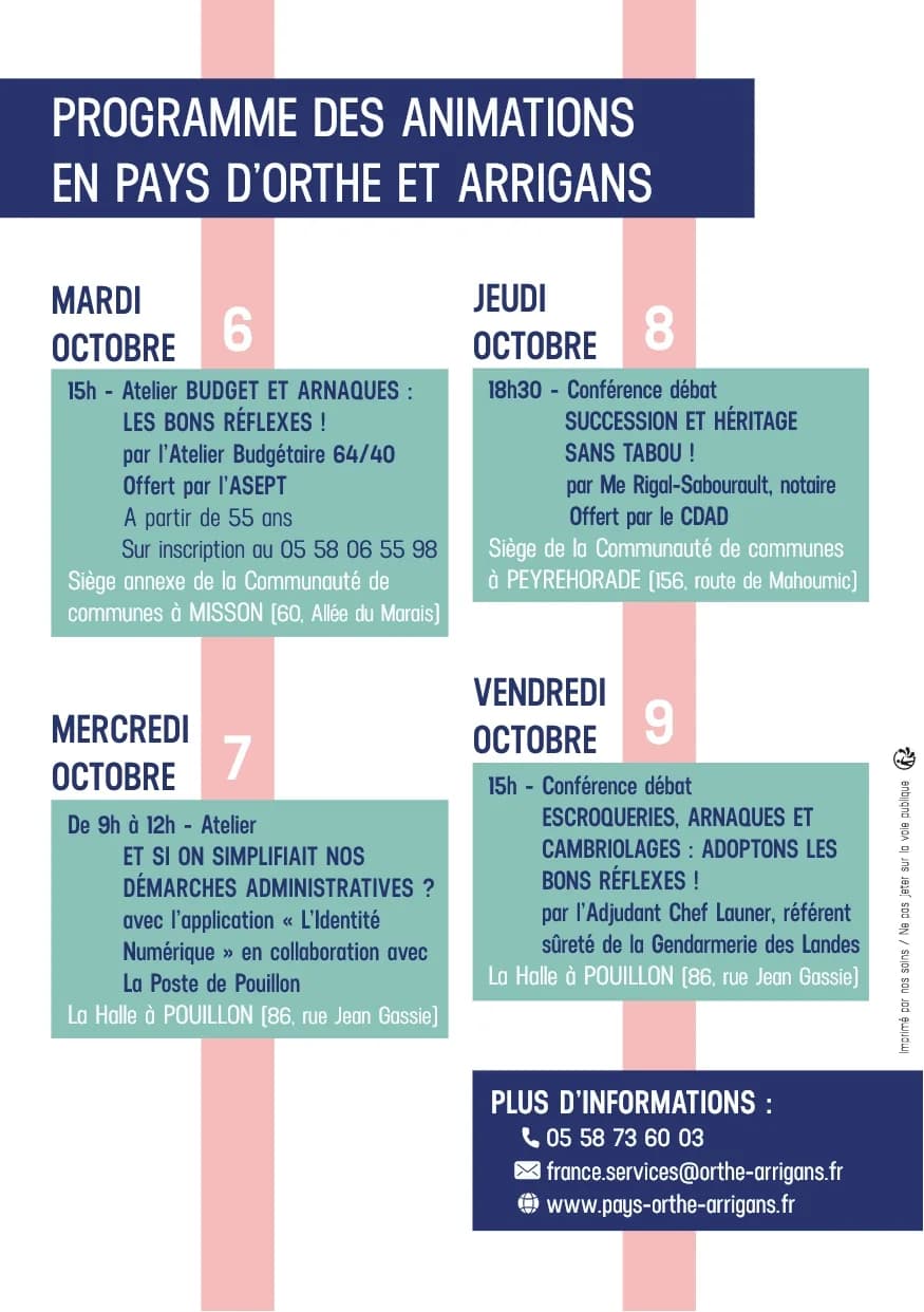 Image 2 : Atelier Budget et Arnaques : les bons réflexes background