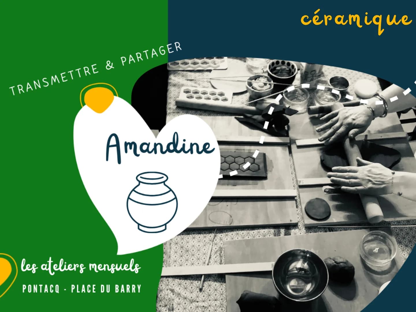 Image 1 : Ce soir à l'atelier... Céramique ! background