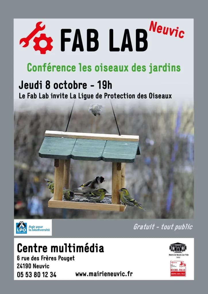 Image 2 : Conférence : Les Oiseaux du Jardin background