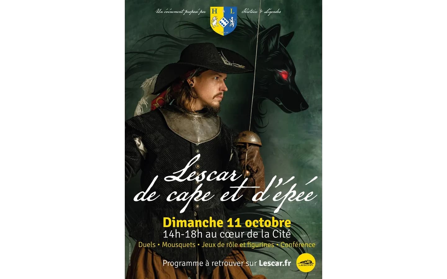 Image 1 : Lescar, de cape et d'épée background