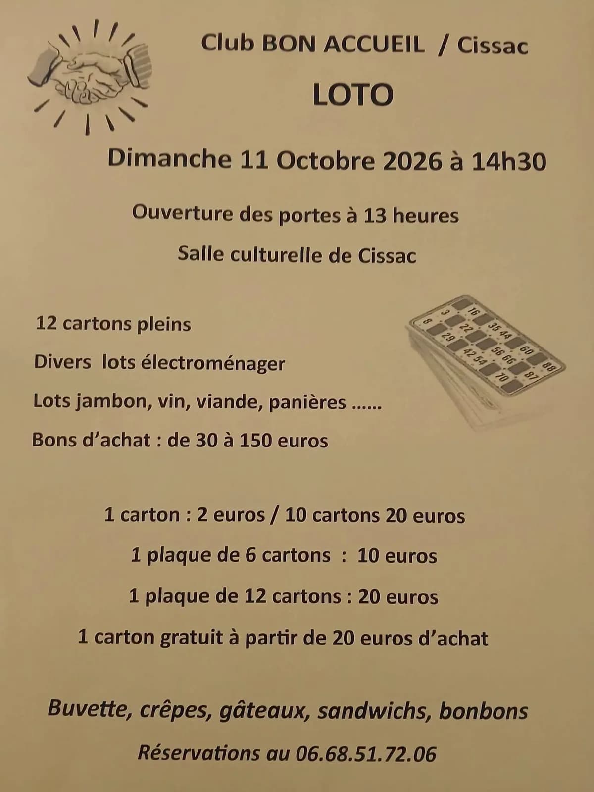 Image 2 : Loto du Club bon Accueil background