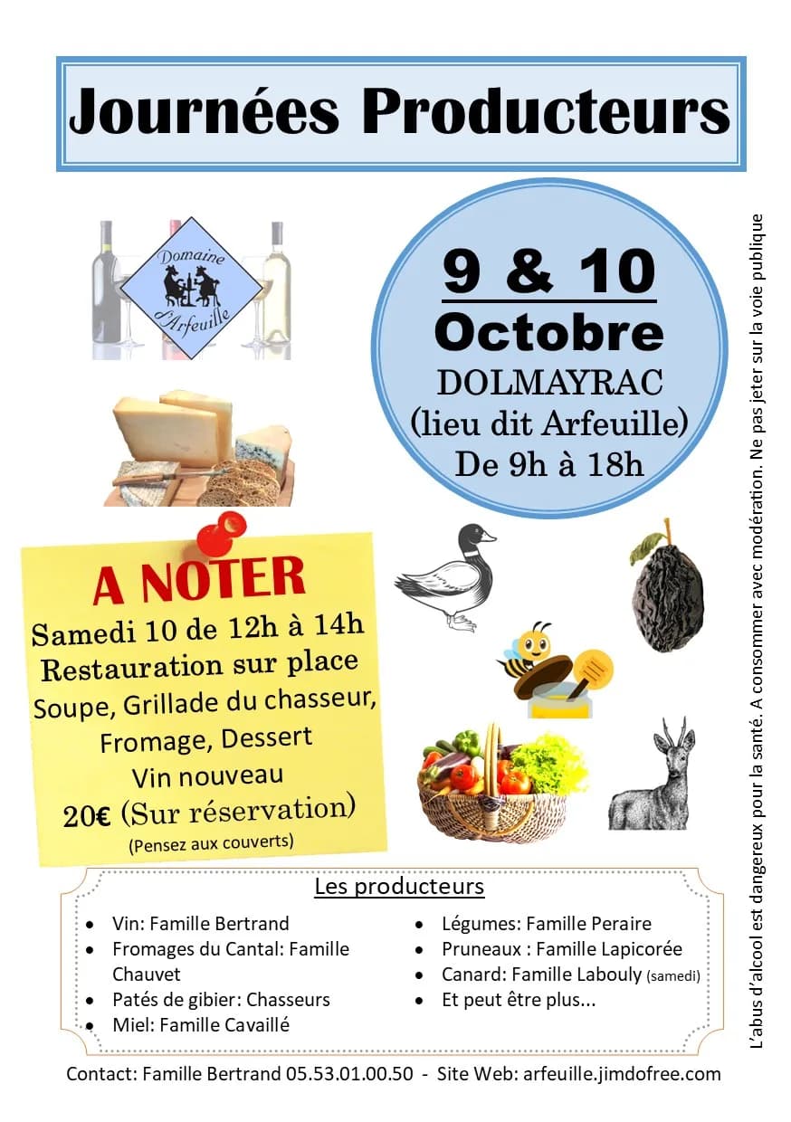 Image 1 : Journées des Producteurs 2026 background
