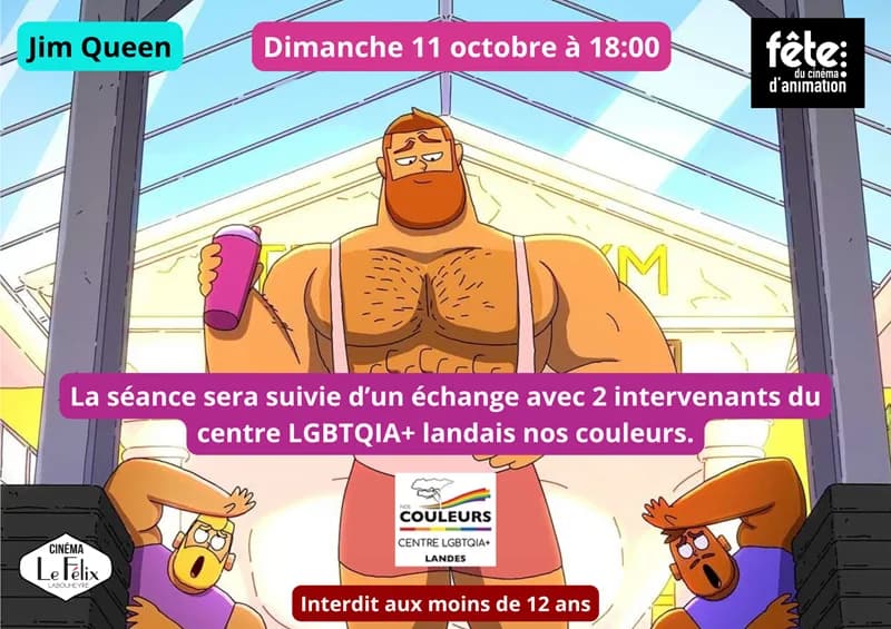 Image 1 : Rencontres avec le centre LGBTQIA+ landais nos couleurs. background