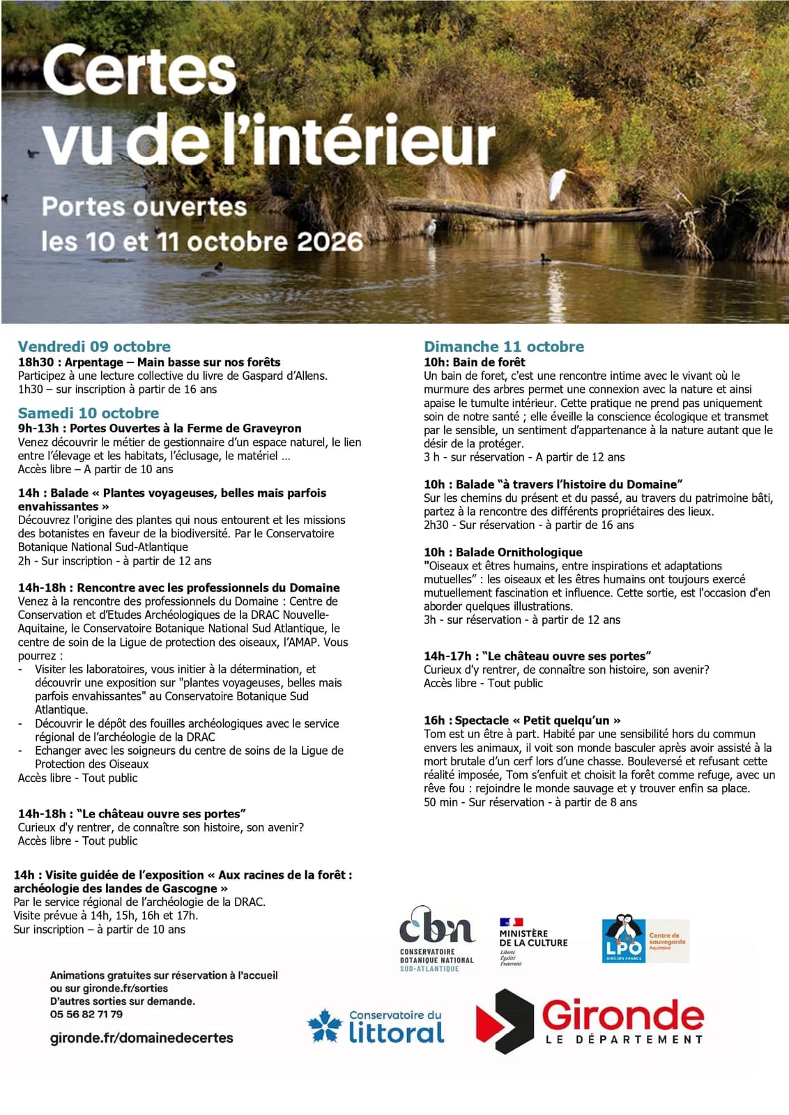 Image 4 : Portes ouvertes au Domaine de Certes et Graveyron : Certes vu de l'intérieur background