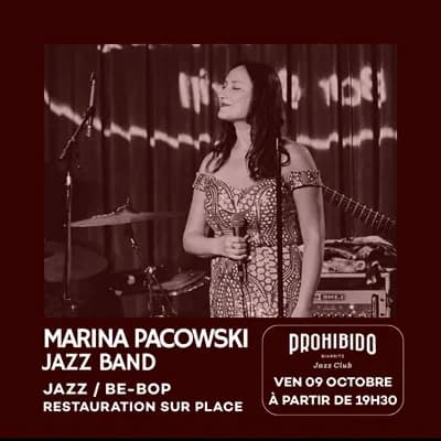 Image 1 : Prohibido Biarritz Jazz Club - Marina Pacowski Jazz Band background