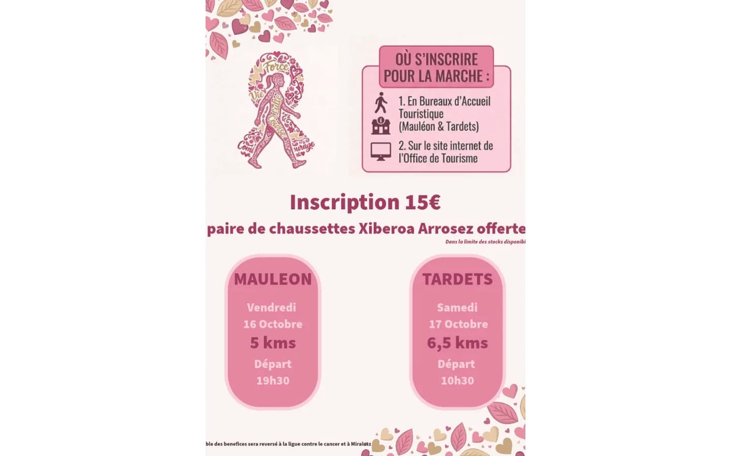Image 1 : Octobre rose : marche et course au profit de la lutte contre le cancer du sein background