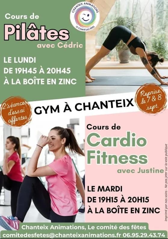 Image 1 : Cour de Cardio Fitness à Chanteix background