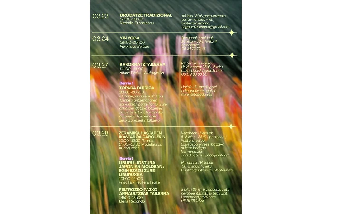 Image 3 : Ateliers Manufacture Pays Basque - Yin Yoga background