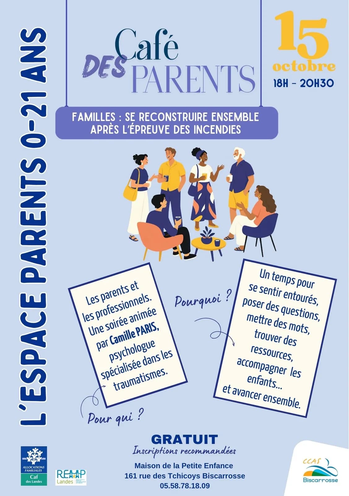 Image 2 : Café des parents background