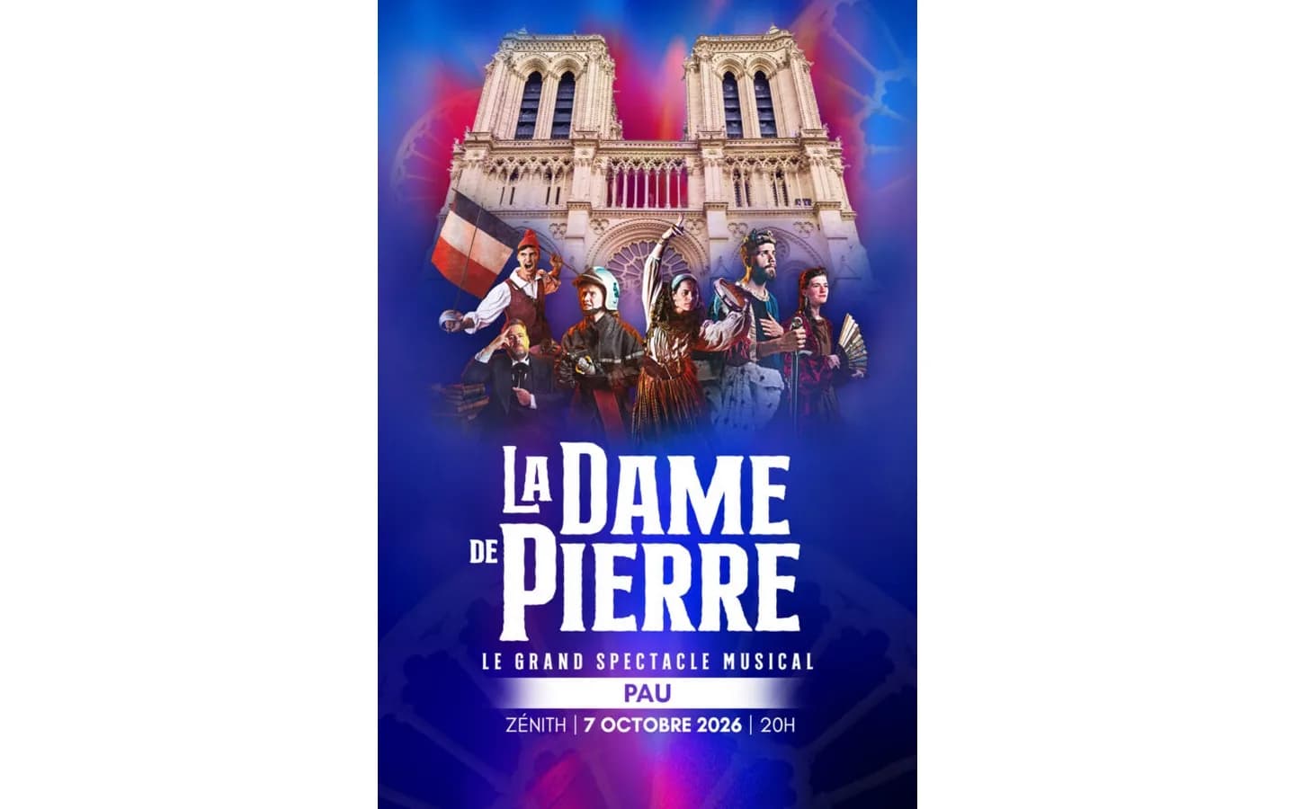 Image 1 : La Dame de Pierre, le spectacle musical background