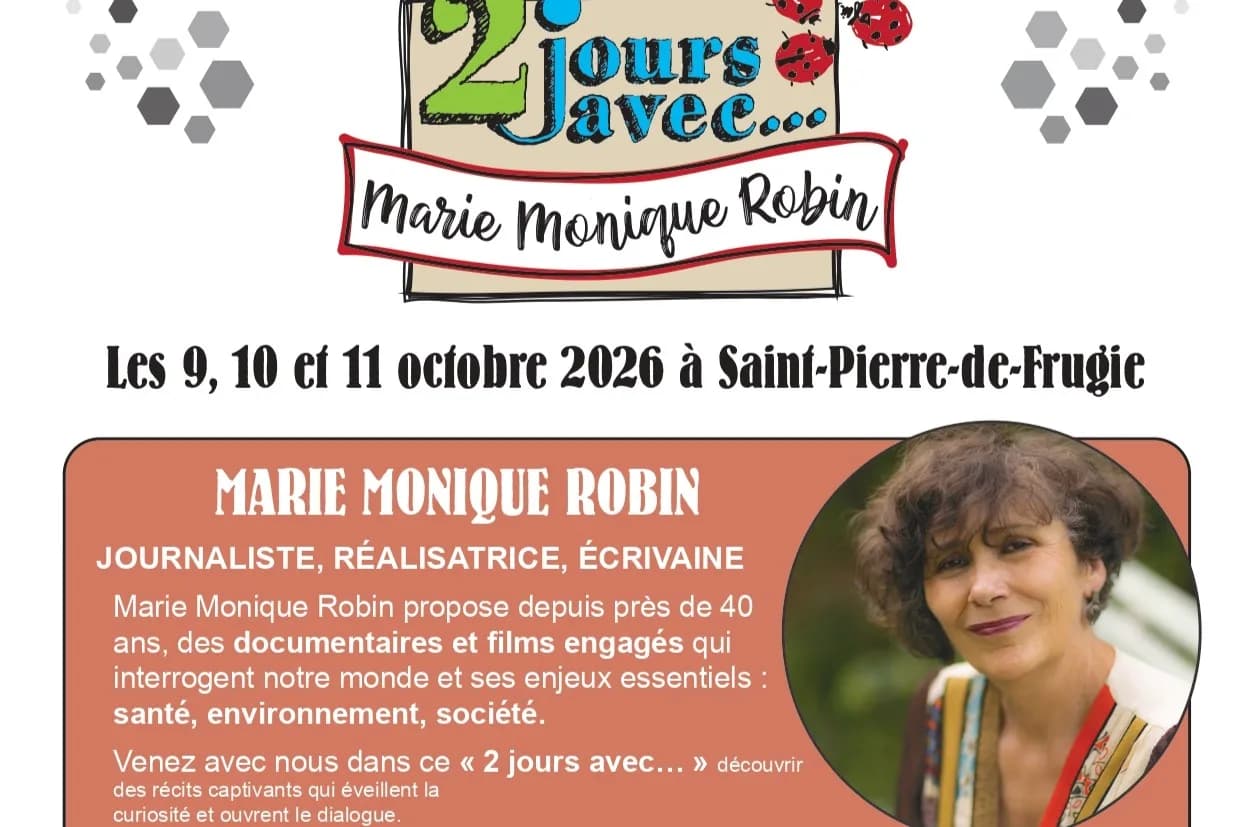 Image 1 : 2 jours avec...Marie Monique Robin background