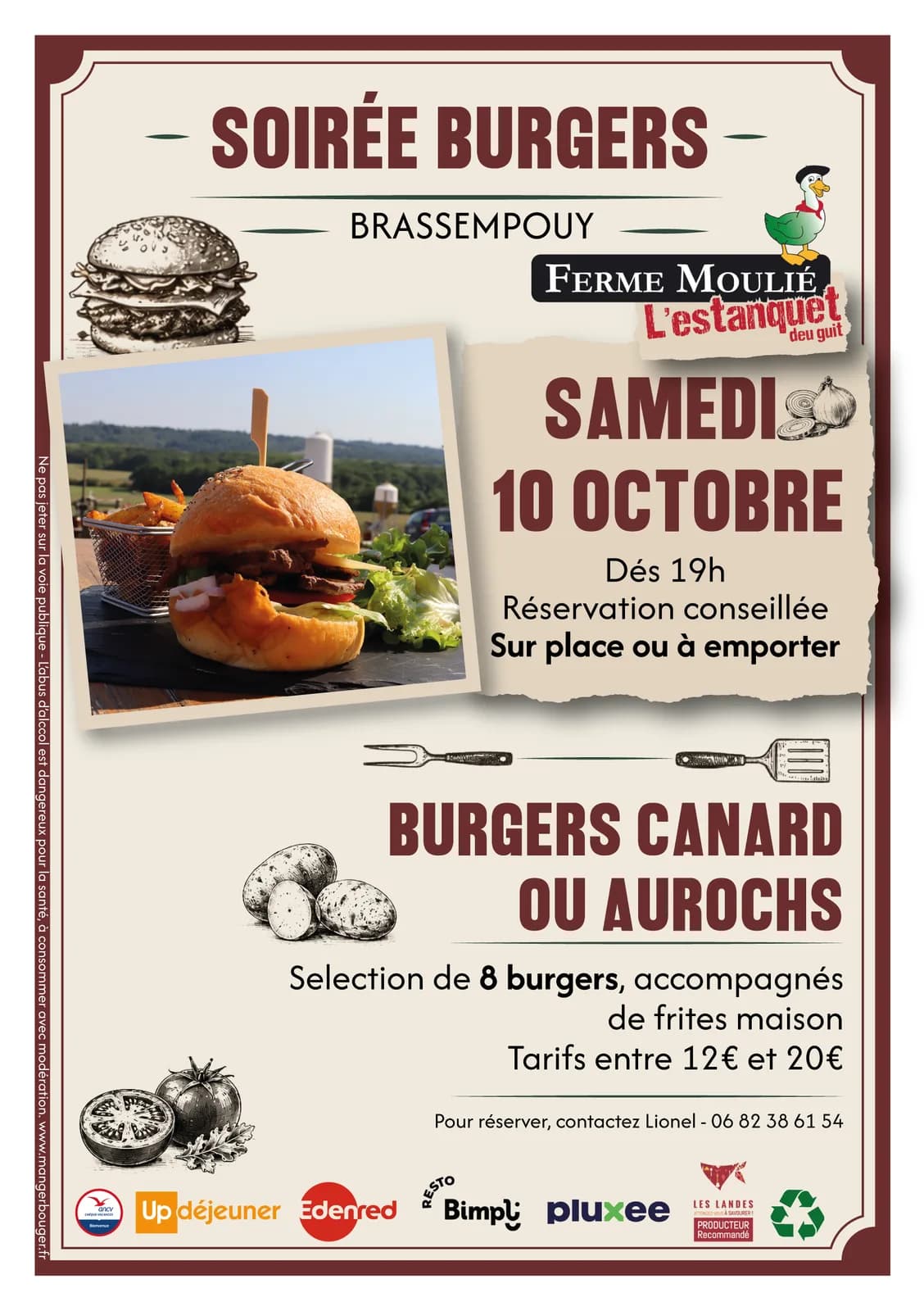 Image 1 : Soirée Burger background