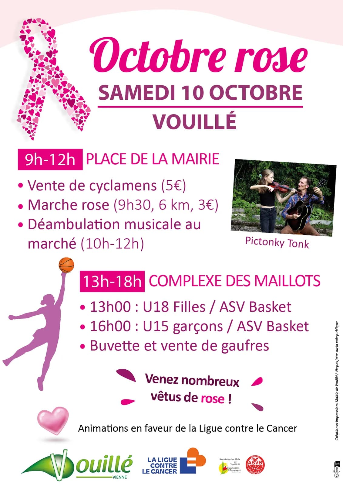Image 2 : Octobre rose à Vouillé background