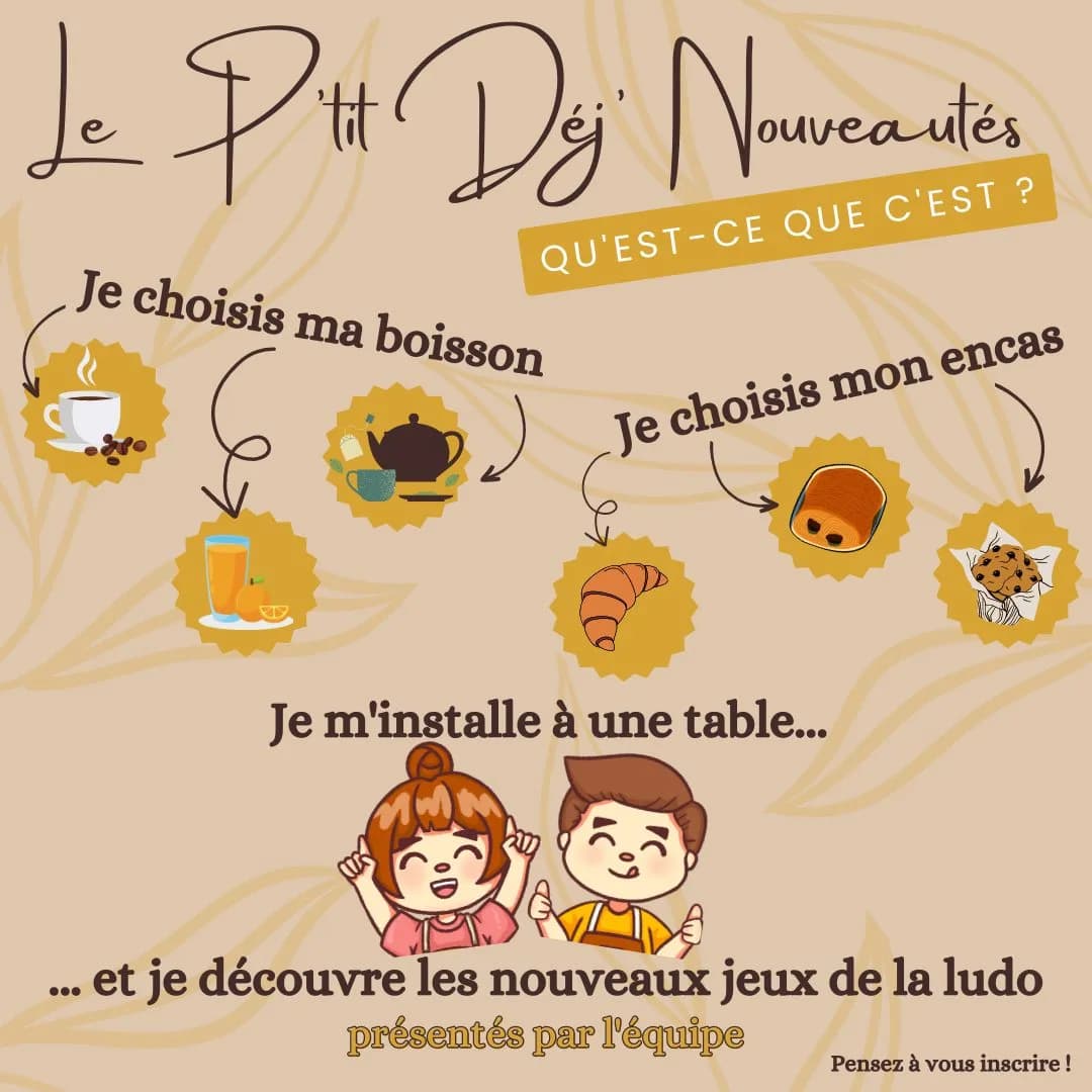 Image 1 : Le P'tit Déj' Nouveautés ! background