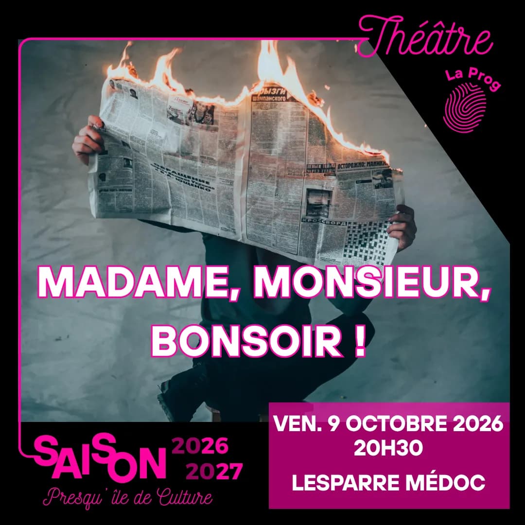 Image 1 : Théâtre : Madame, Monsieur Bonsoir ! - AIAA CIE background