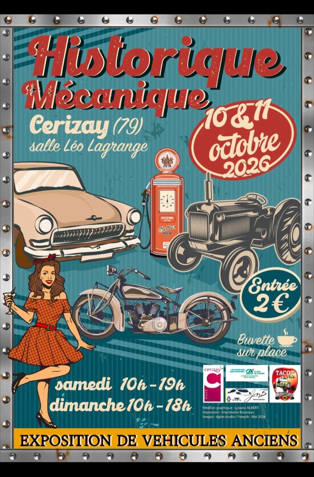 Image 1 : Exposition de véhicules anciens background
