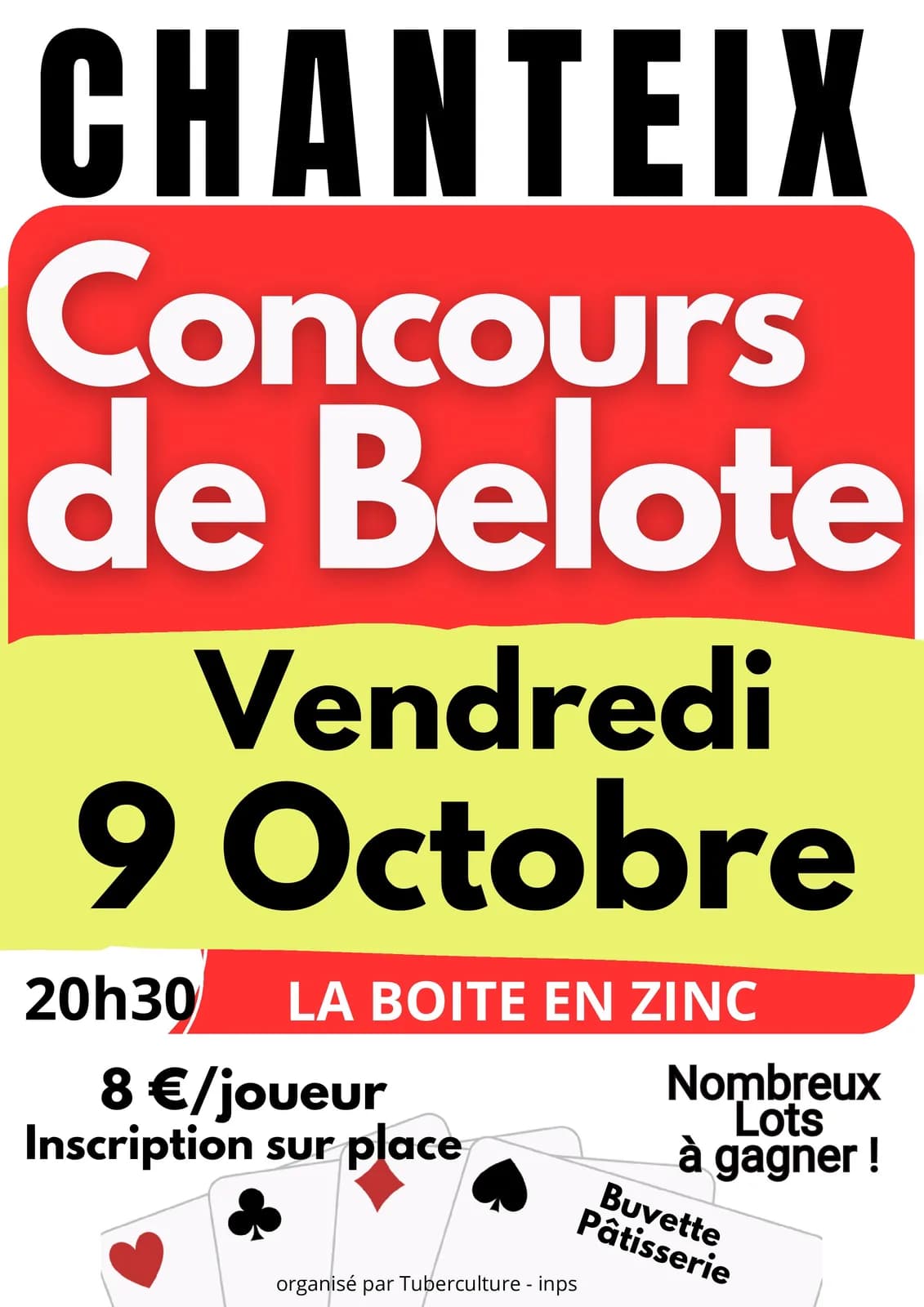Image 1 : Concours de belote background