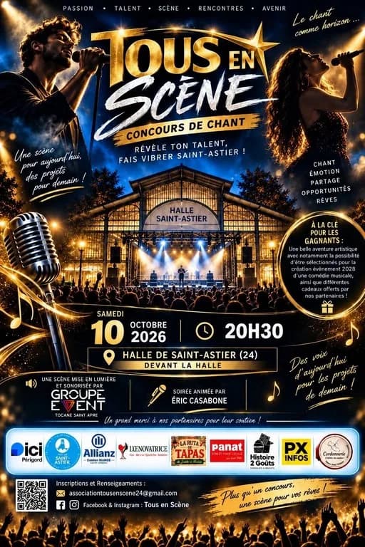 Image 1 : Concours de chant background