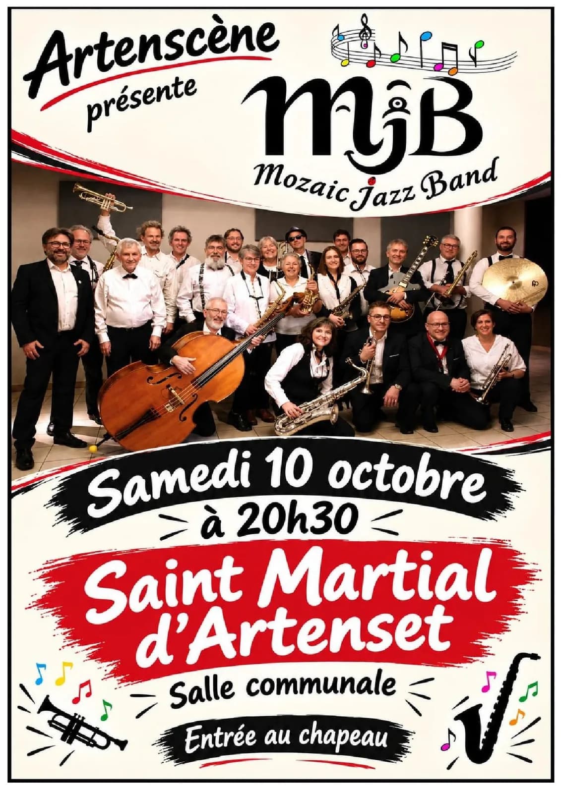 Image 1 : Concert du Mozaïc Jazz Band background