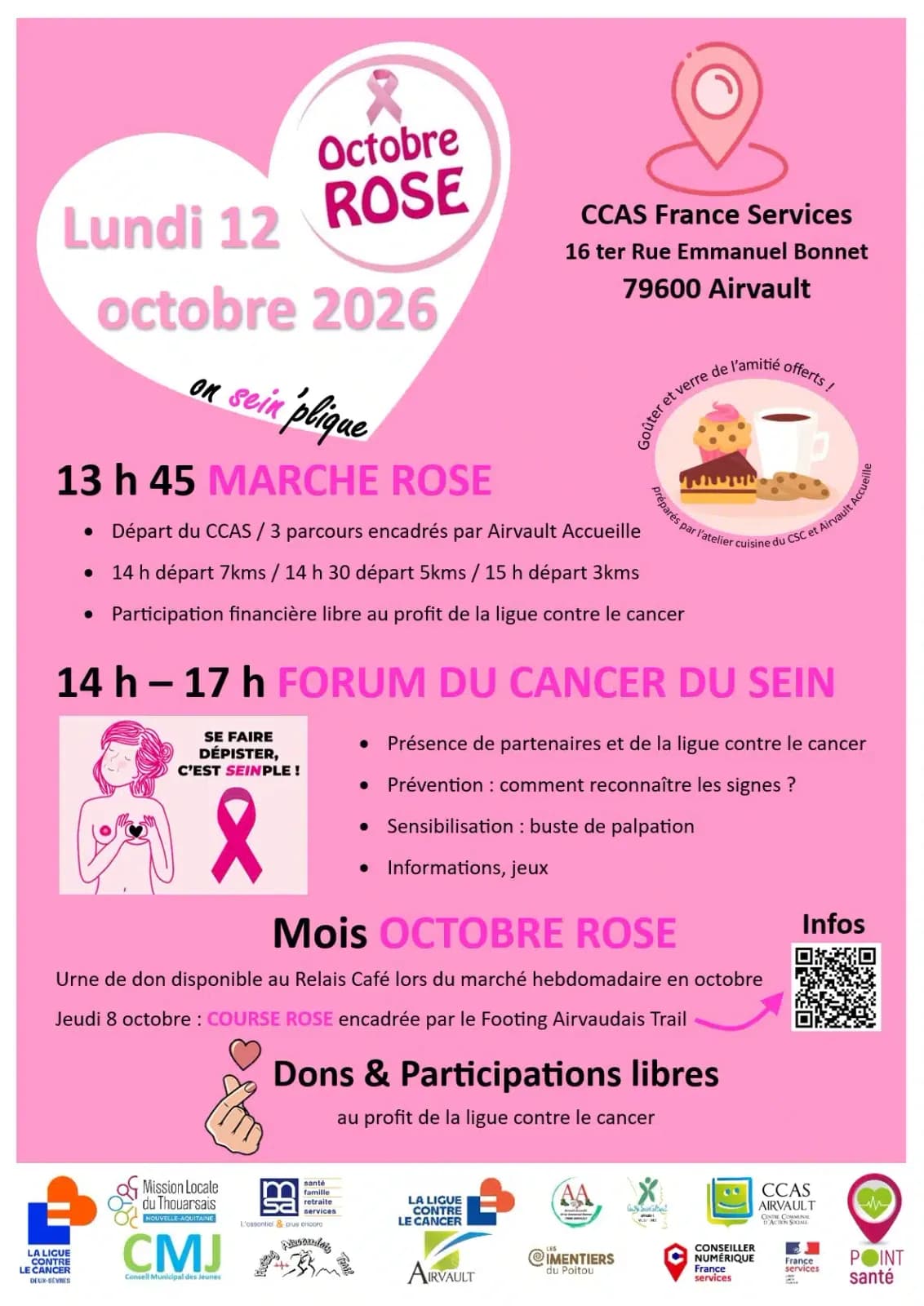 Image 1 : Marche rose & forum du cancer du sein background