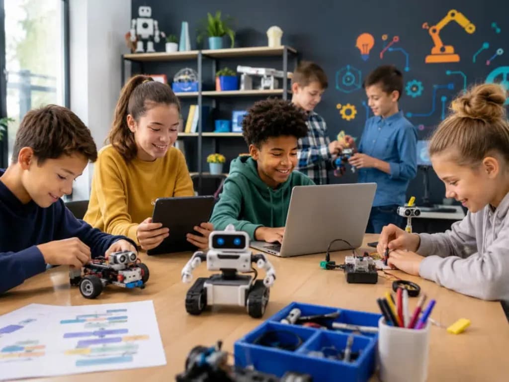Image 1 : Atelier Robotique & Création Numérique background