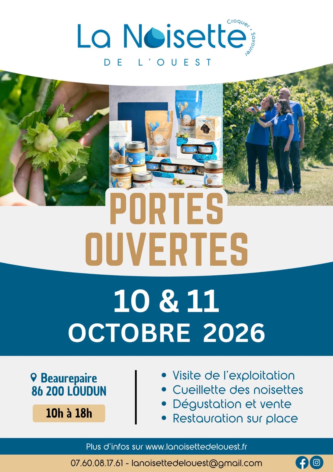 Image 1 : Portes ouvertes La Noisette de l'Ouest background