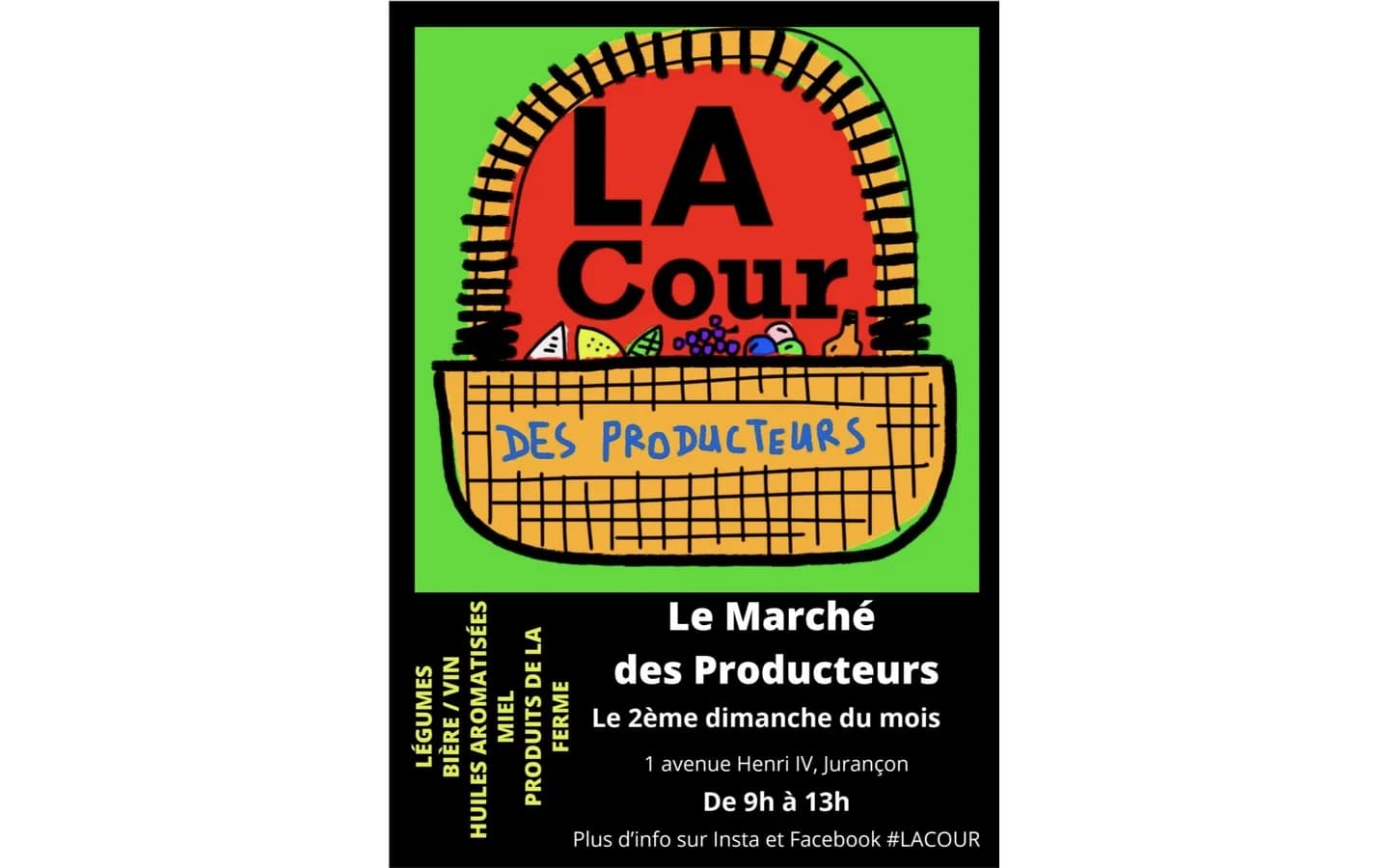 Image 1 : La Cour - Marché des producteurs de pays background