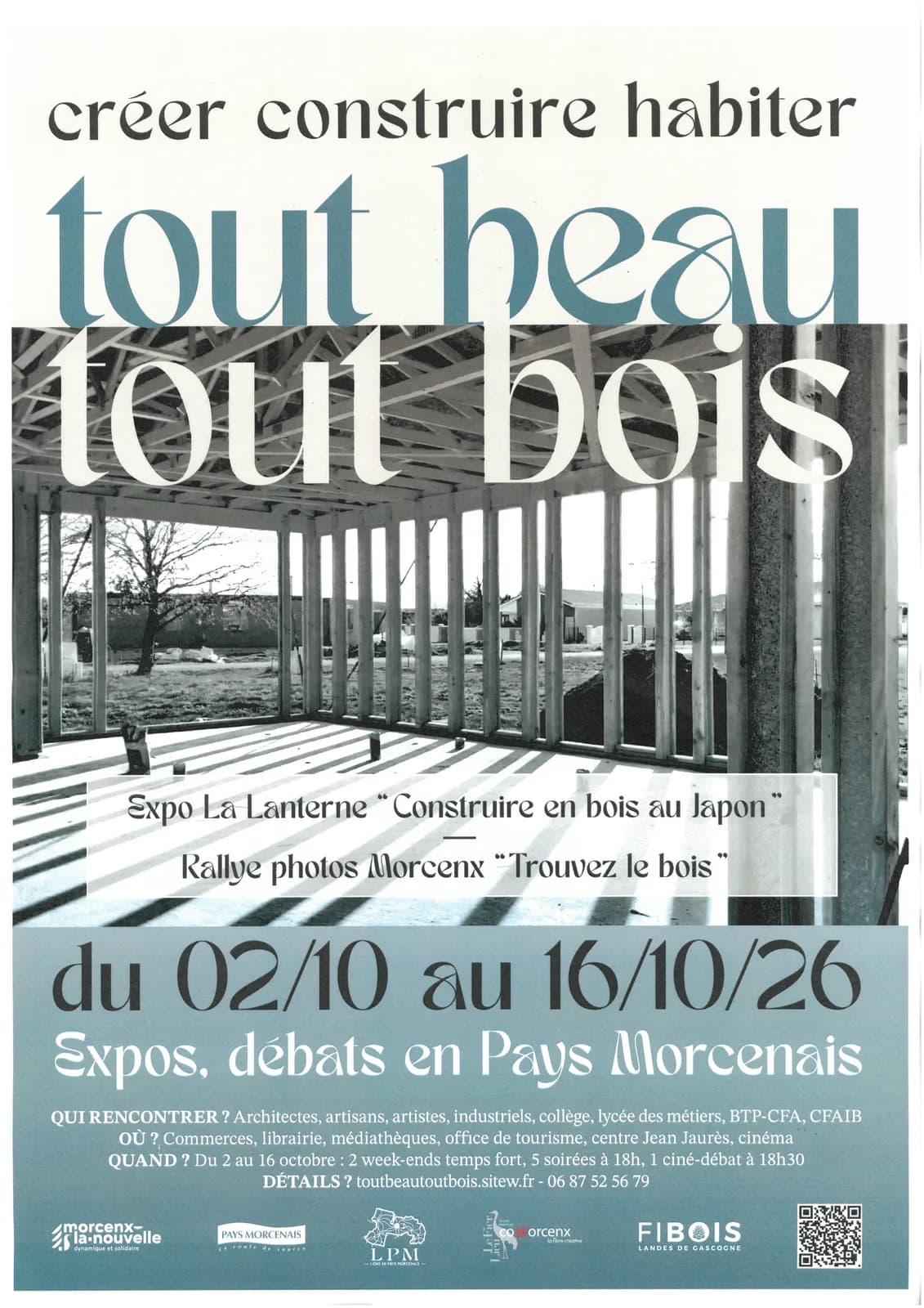 Image 2 : "tout beau tout bois" Maisons landaises, histoire et traditions background