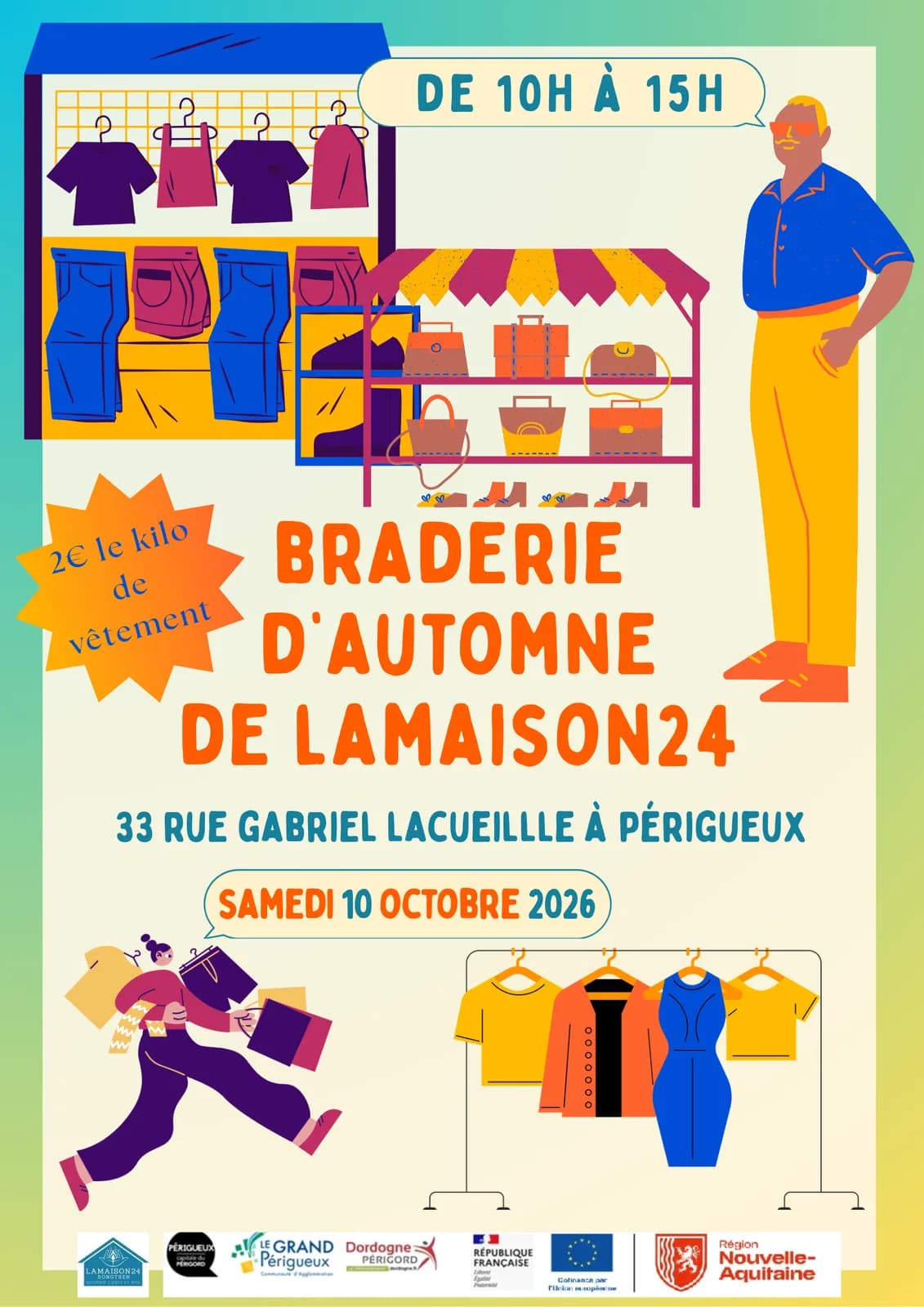 Image 1 : Braderie d'automne de la Maison 24 background