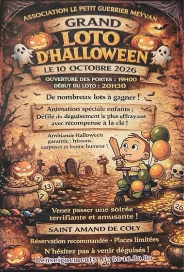 Image 1 : Grand loto d'Halloween background