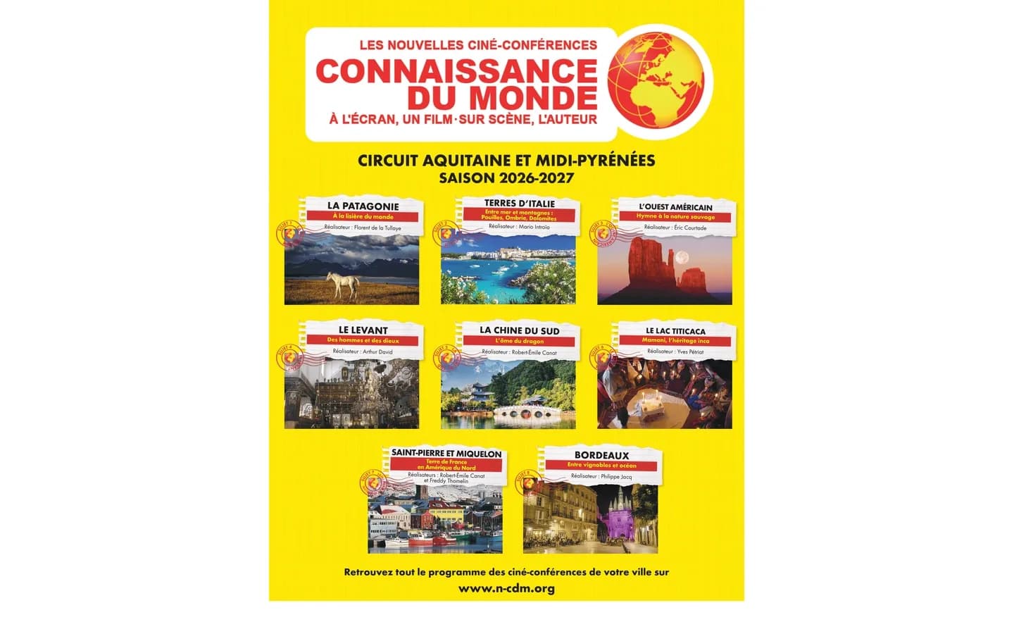 Image 2 : Connaissance du monde - La Patagonie : A la lisière du monde background