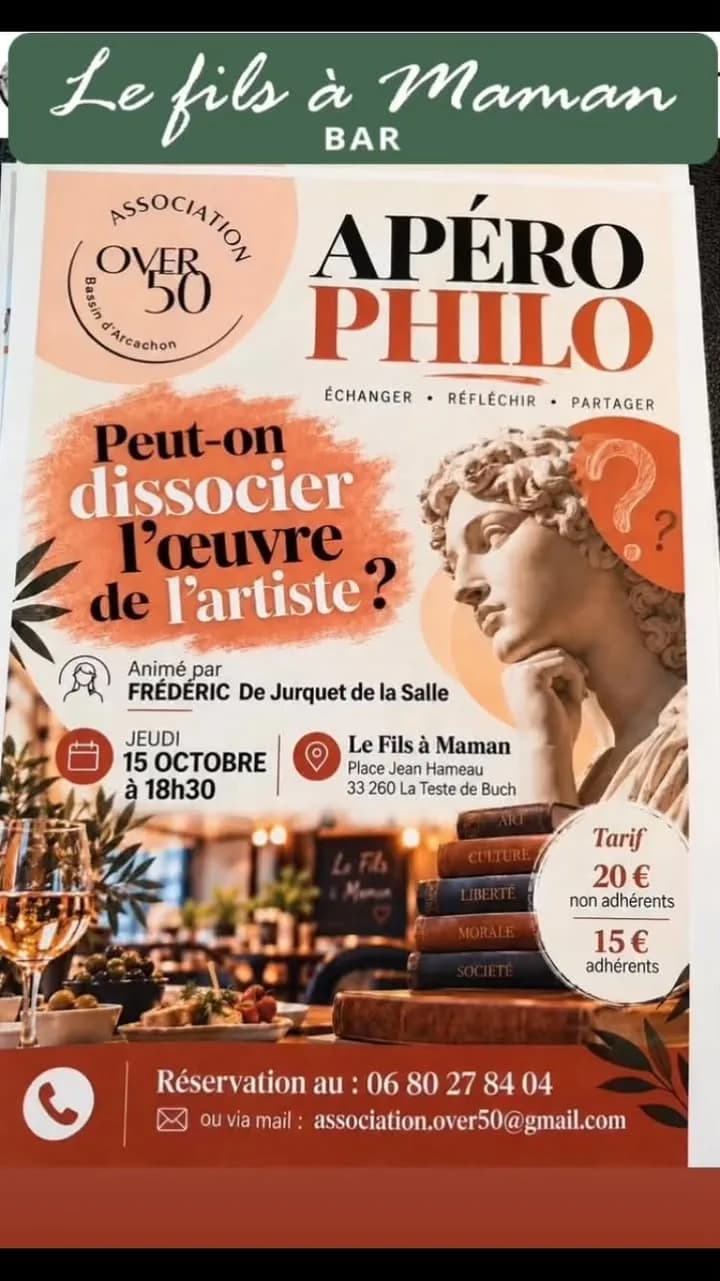 Image 1 : Apéro Philo chez Le Fils à Maman background