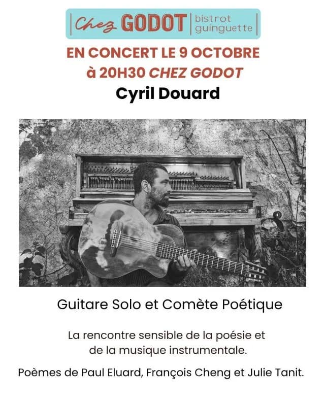 Image 1 : Concert de Cyril Douard Chez Godot background